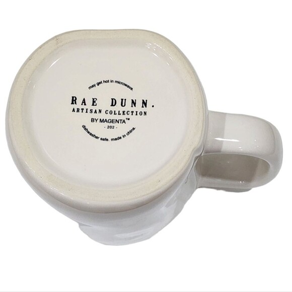 Rae Dunn I LOVE DADDY Embossed Ceramic Coffee Mug 16 Oz Ivory - Picture 6 of 8